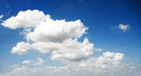 Blue sky and clouds Stock Photos