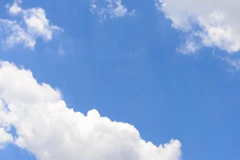 Blue sky and clouds. Foto stock