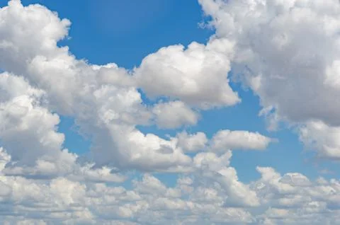 Blue sky and clouds 스톡 사진