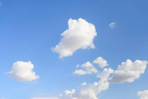 Blue sky and clouds. Stock Photos
