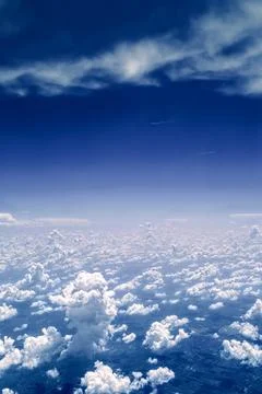 Blue sky and clouds Stock Photos