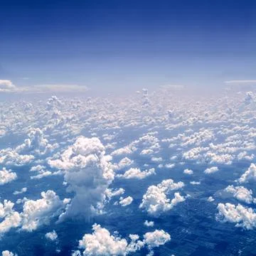 Blue sky and clouds Stock Photos