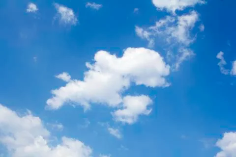 Blue sky and clouds Stock Photos