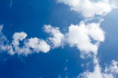 Blue sky and clouds Stock Photos
