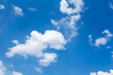 Blue sky and clouds Stock Photos