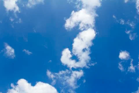 Blue sky and clouds Stock Photos