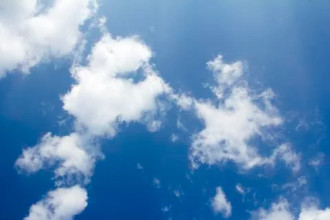 Blue sky and clouds Stock Photos