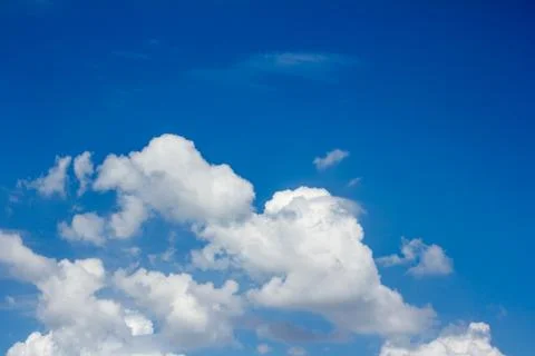 Blue sky and clouds Stock Photos