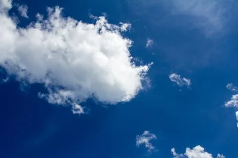 Blue sky and clouds Stock Photos