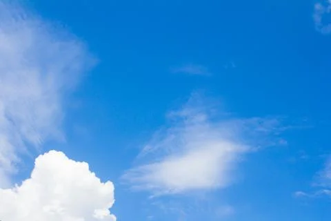 Blue sky and clouds Stock Photos