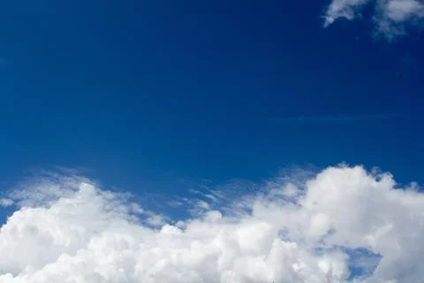 Blue sky and clouds Stock Photos