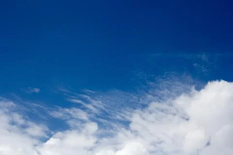 Blue sky and clouds Stock Photos