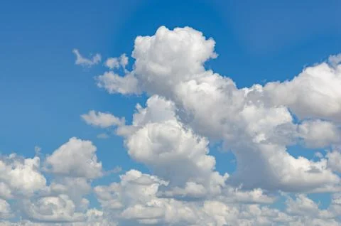 Blue sky and clouds Foto stock