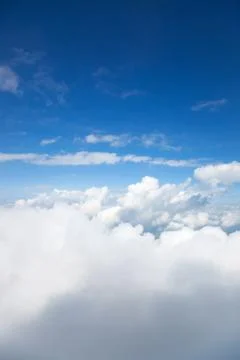 Blue sky and clouds Stock Photos