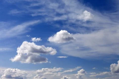 Blue sky and clouds Foto stock