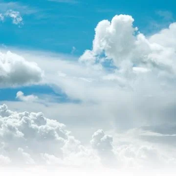 Blue sky and clouds Stock Photos