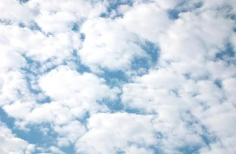 Blue sky and clouds. Stock Photos