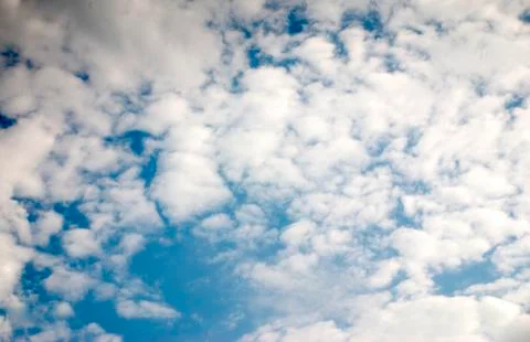 Blue sky and clouds. Stock Photos