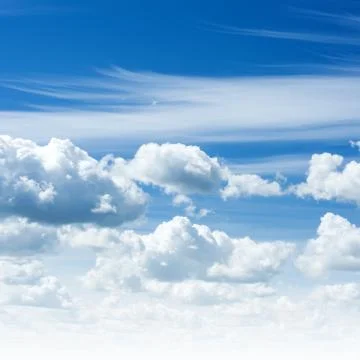 Blue sky and clouds Stock-Fotos