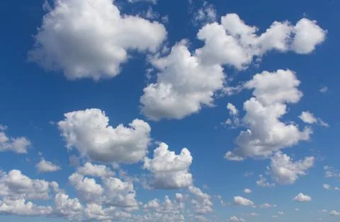 Blue sky and clouds Stock Photos