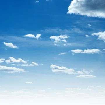 Blue sky and clouds Stock-Fotos