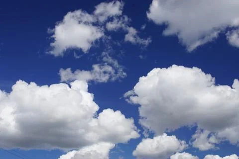 Blue sky and clouds Stock Photos