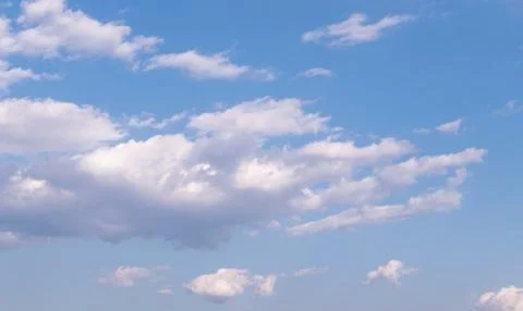 Blue sky and clouds Stock Photos