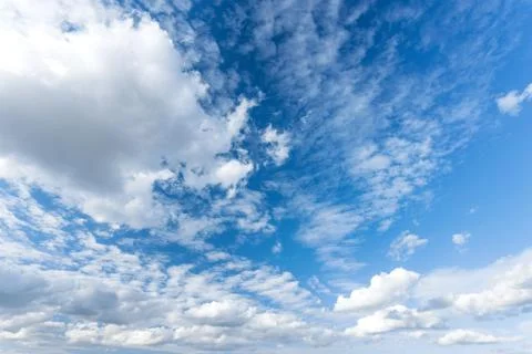 Blue sky and clouds Stock Photos
