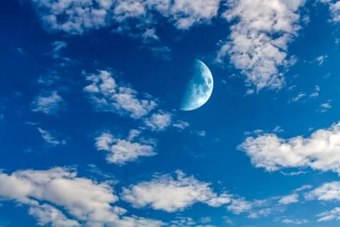 Blue sky and clouds Foto stock