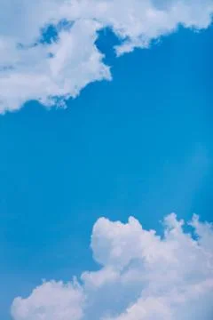 Blue sky and clouds Stock Photos