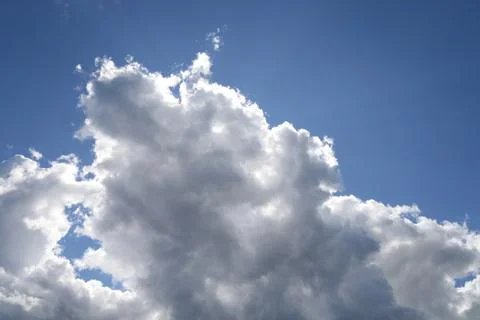 Blue sky and clouds. Stock Photos