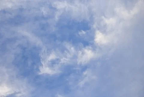 Blue sky and clouds. Foto stock