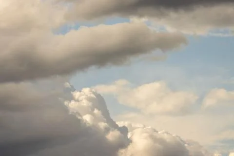 Blue sky and clouds Stock Photos