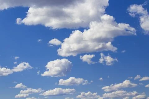 Blue sky and clouds Stock Photos
