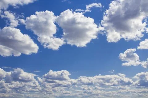 Blue sky and clouds Stock Photos