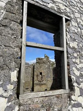 Blue sky and clouds reflection. Stock Photos