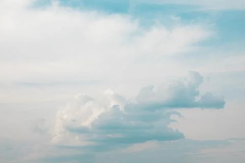 Blue sky and clouds before sunset Stock Photos