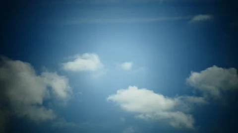 Blue sky and clouds. time lapse. cloud. cloudscape. 4K background Video stock 38568280