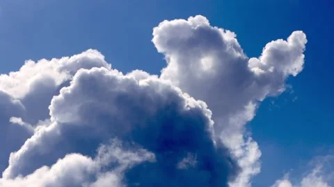 Blue sky and clouds, time lapse Stock Footage 143586020