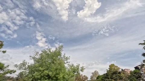 Blue Sky and Clouds Time Lapse Ambient Stock Footage 339925673