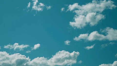 Blue sky and clouds timelapse Stock Footage 101276067