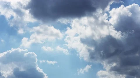 Blue sky and clouds timelapse Video stock 138925741