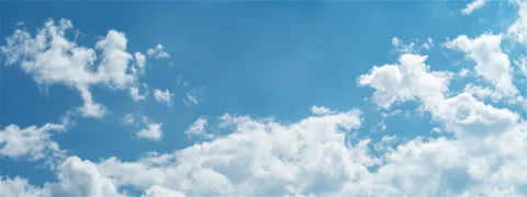 Blue Sky and Clouds Timelapse Anamorphic Stock-Footage 139527747