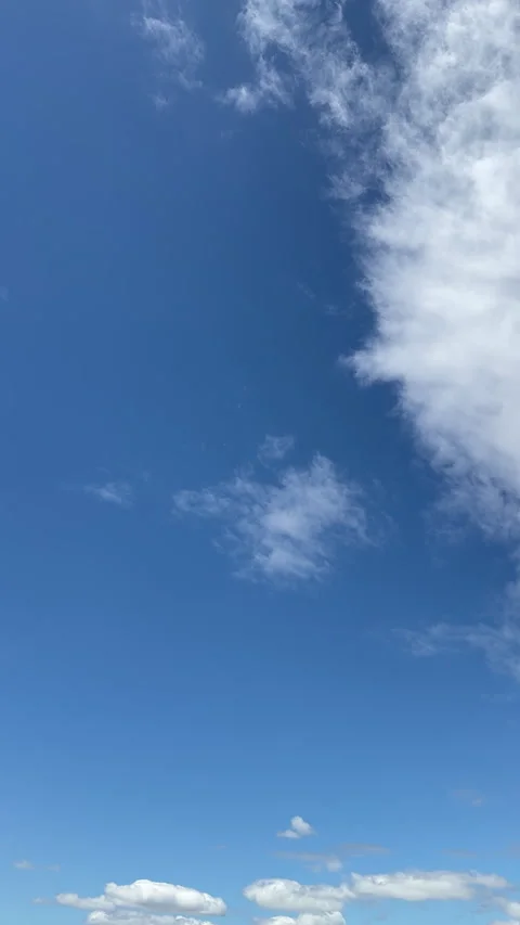 Blue sky and clouds in timelapse Stock Footage 339354554