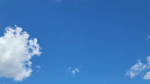 Blue sky and clouds, video clip Stock Footage 222480301