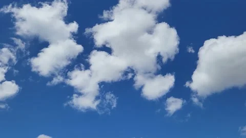Blue sky and clouds, video clip Stock Footage 222480384