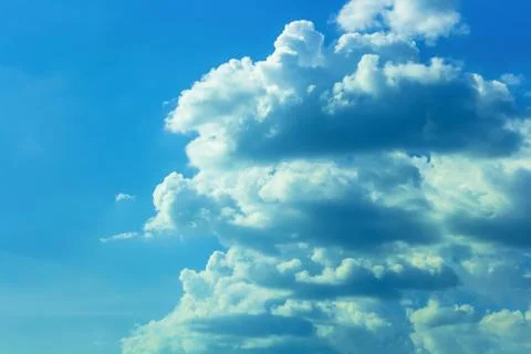 Blue sky and cloudy Stock Photos