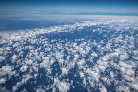 Blue Sky and Expansive Cloud Coverage Dec 3 2024 Stock Photos