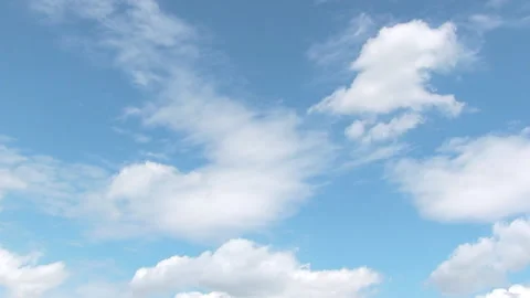 Blue Sky and Flowing Clouds Video stock 327567793