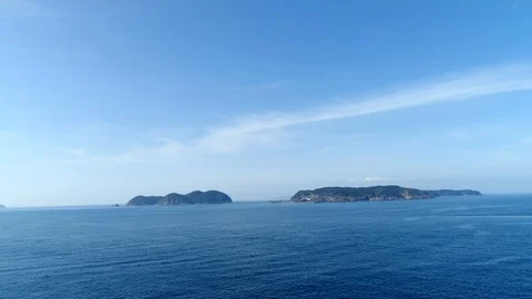 Blue sky and sea Stock Footage 90710334
